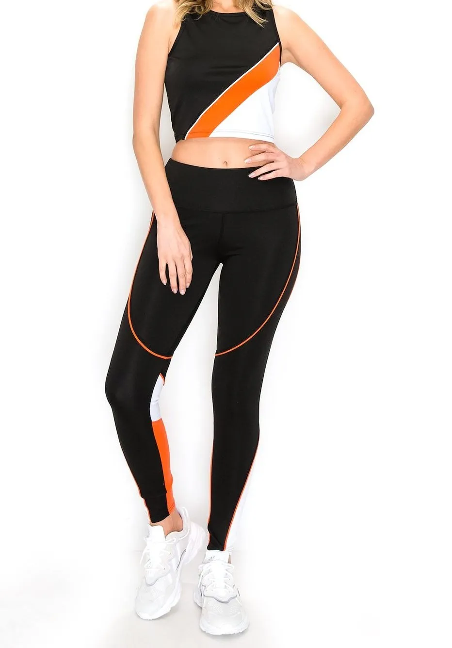 Color Blocked Yoga Set