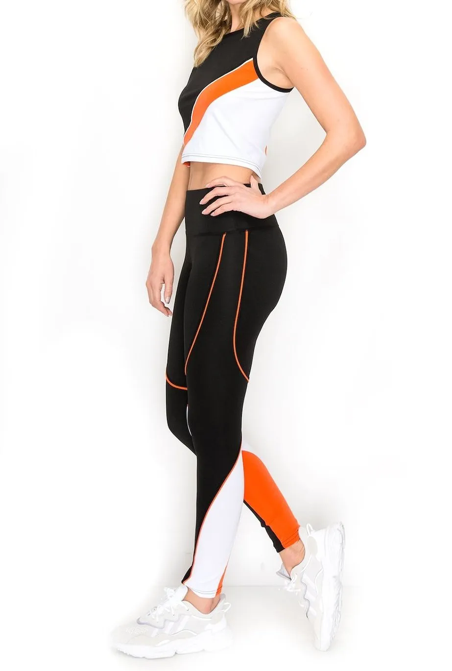 Color Blocked Yoga Set