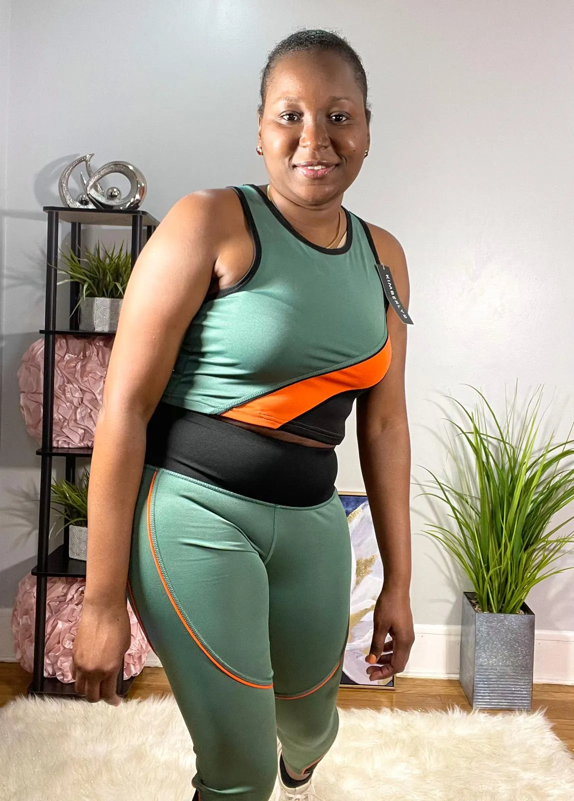 Color Blocked Yoga Set