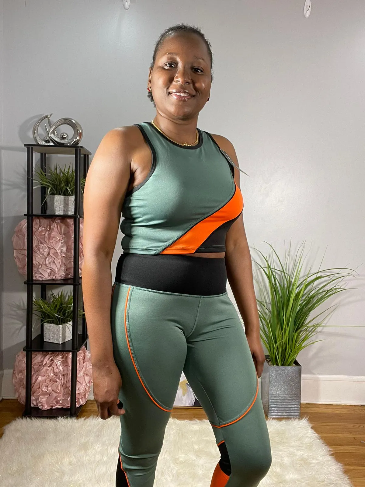 Color Blocked Yoga Set
