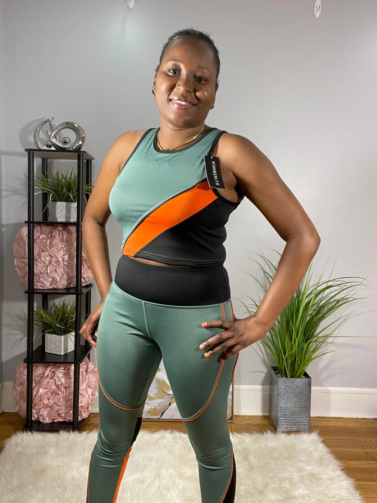 Color Blocked Yoga Set