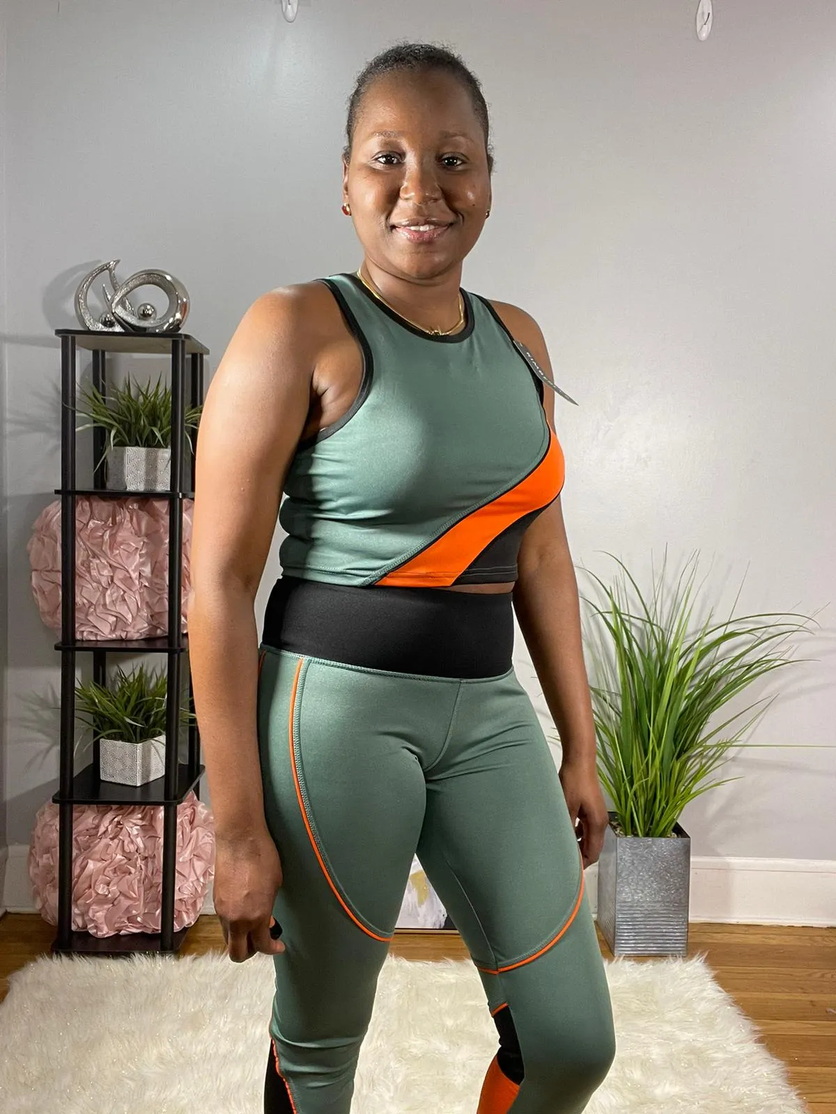 Color Blocked Yoga Set