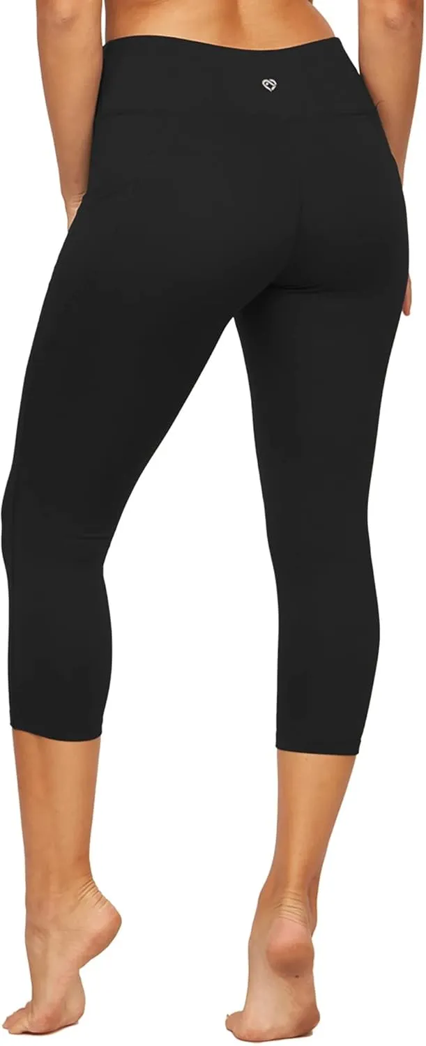 COLOSSEUM Active Women's Nadia High Rise Spandex Blend Capri Legging with Pockets