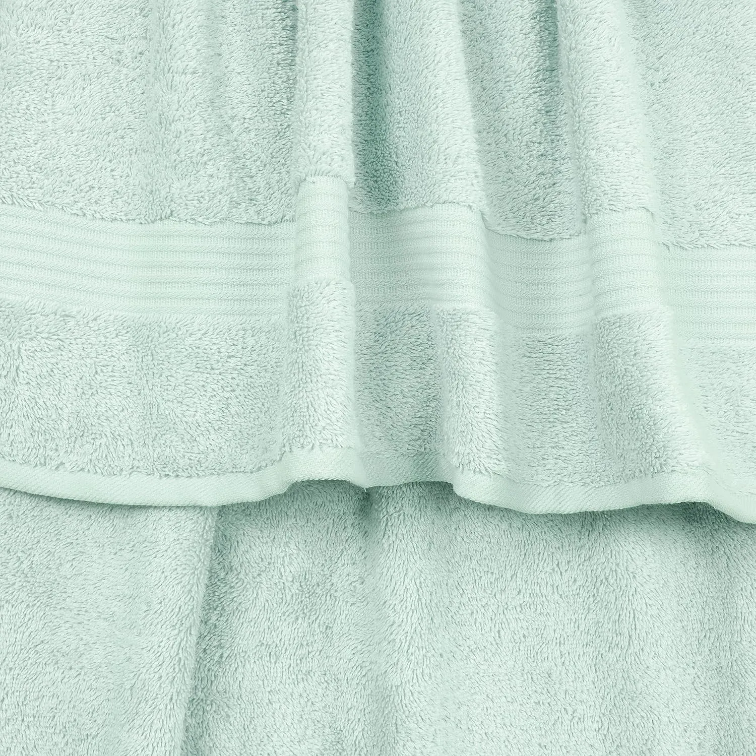 Cotton Paradise 100% Cotton 6 Piece Bath Linen Sets for Bathroom