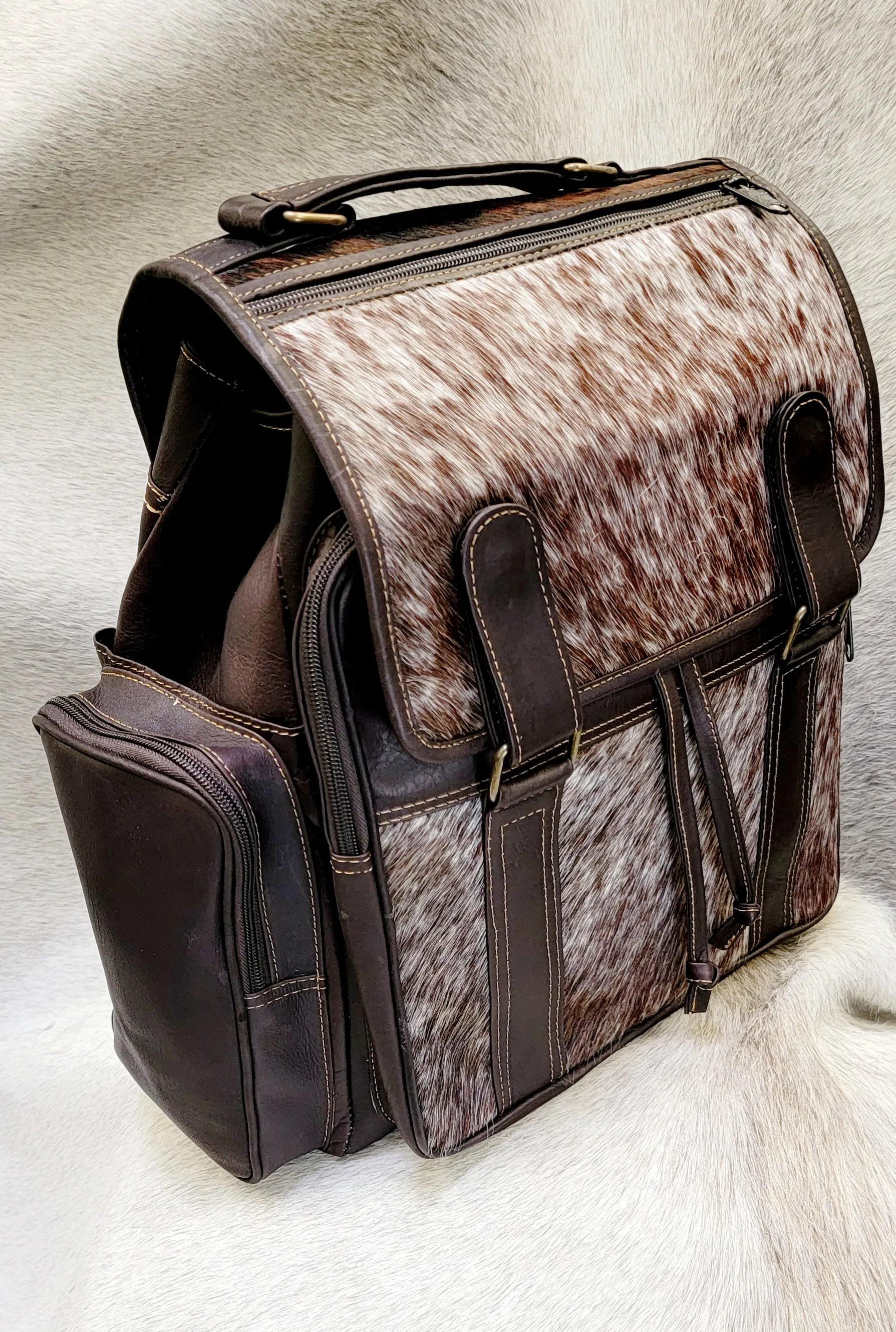 Cowhide Backpack Bag