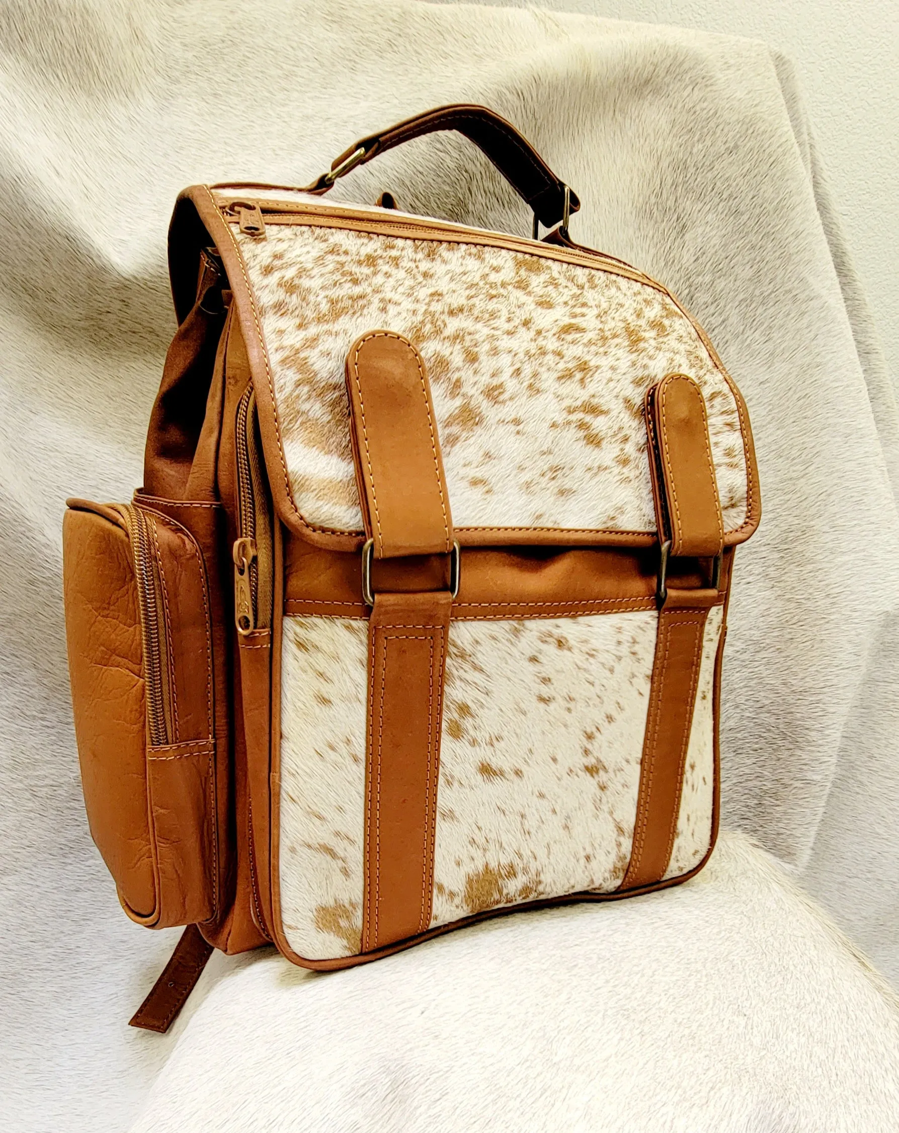Cowhide Backpack Bag