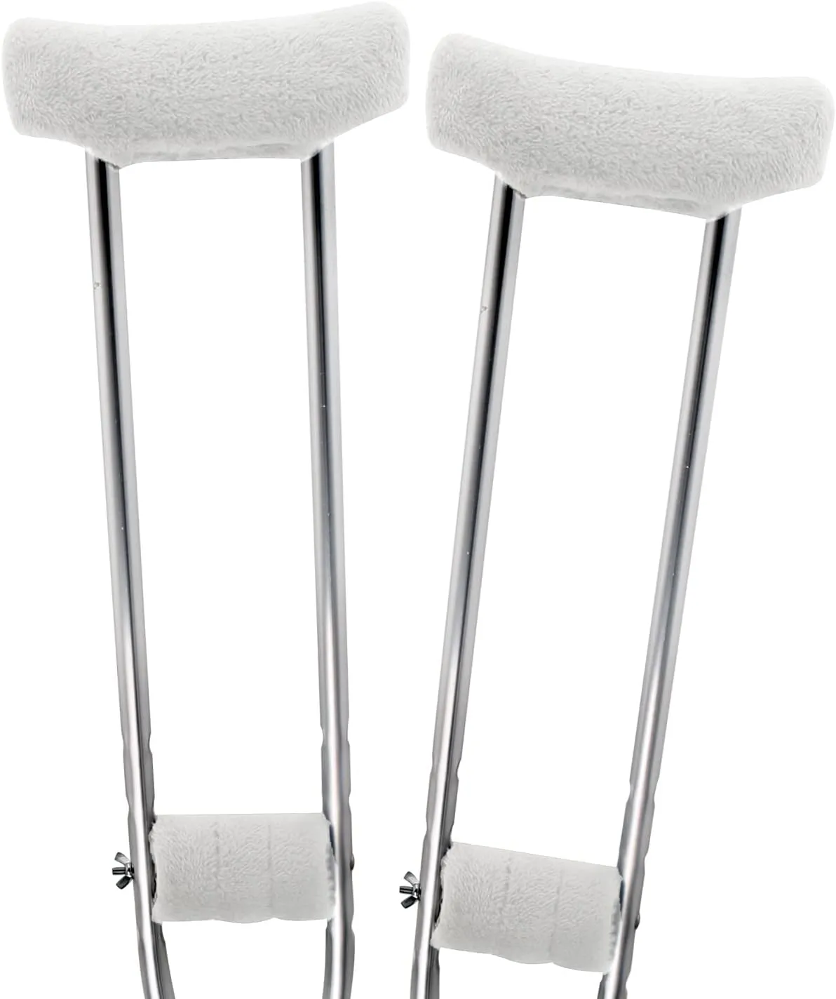 Crutch Underarm Pads and Hand Grip Covers - Washable OneSize 1 Pair (CP30W)