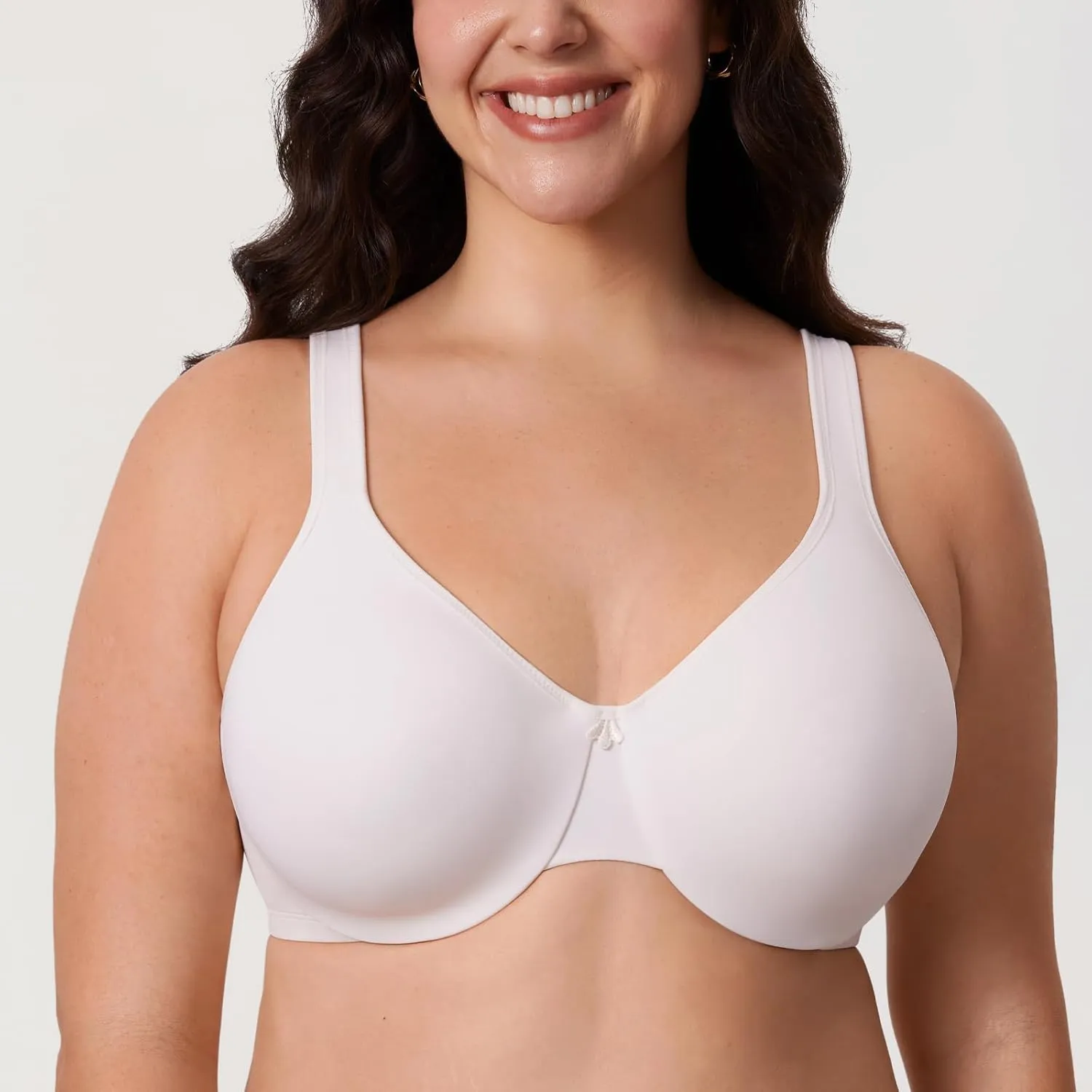 DELIMIRA Women's Minimizer Bra Plus Size Underwire Smooth Full Coverage Seamless Bras