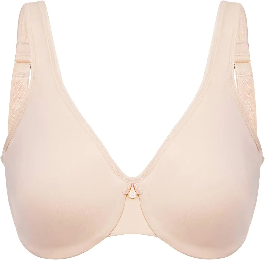 DELIMIRA Women's Minimizer Bra Plus Size Underwire Smooth Full Coverage Seamless Bras