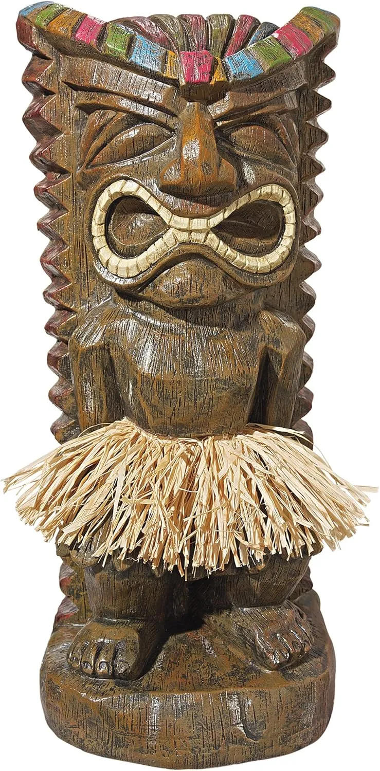 Design Toscano Pau Hana Hawaiian Tiki Totem Statue