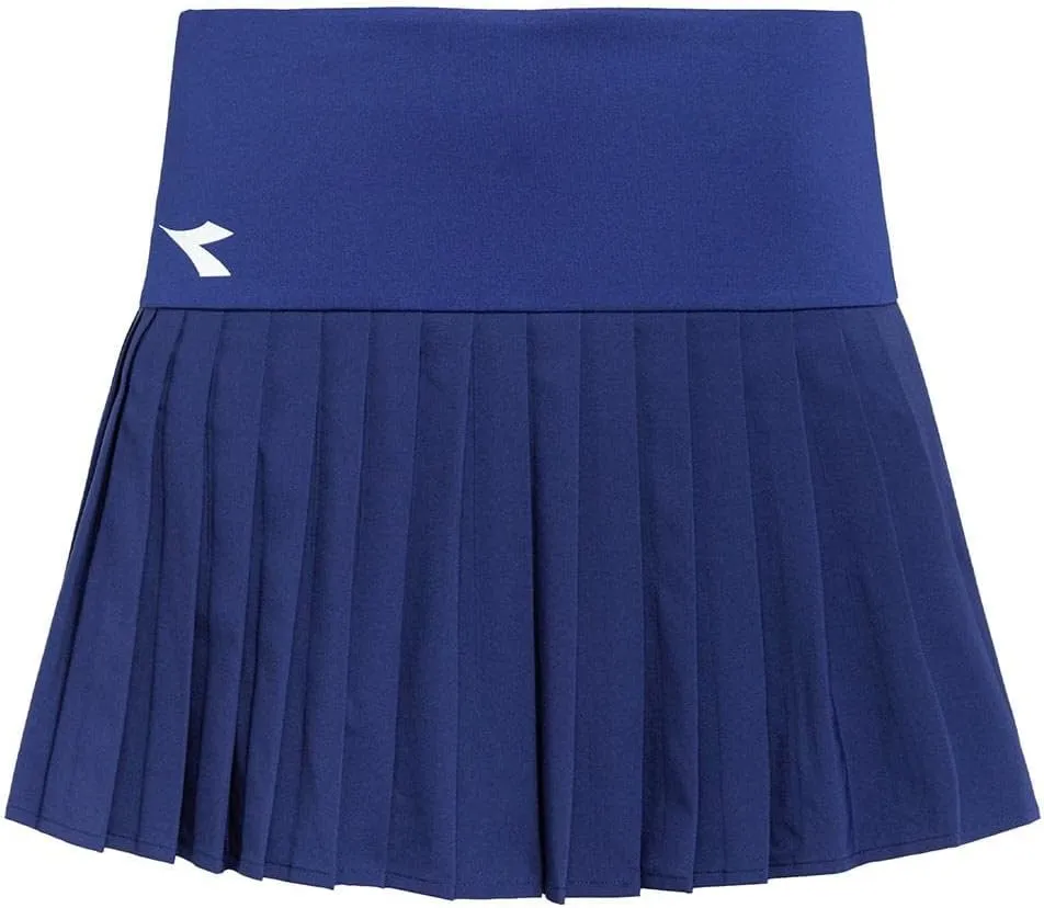 Diadora Womens Icon Pleated Skort Tennis Casual Pockets - Blue