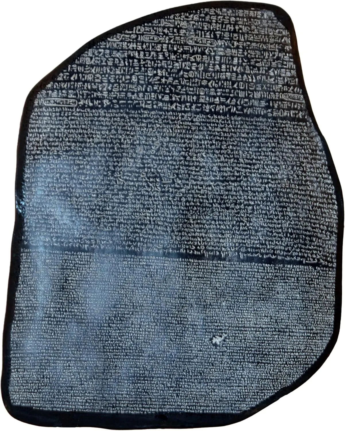 Discoveries Egyptian Imports - Rosetta Stone Paperweight - 4" - Small Collectible - Made in Egypt