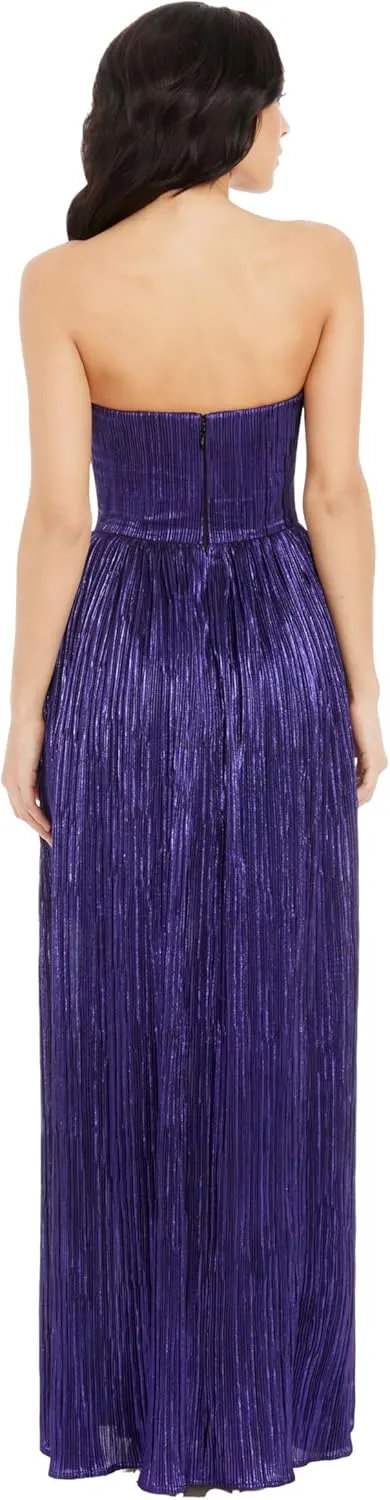 Dress the Population Women's Audrina Fit and Flare Midi Dress