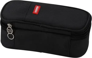 Dugio Large Pencil Case for Boys Teens Kids Pencil Bag with Zipper Pencil Pouch Aesthetic Pencil Pen Case Organizer for School Black