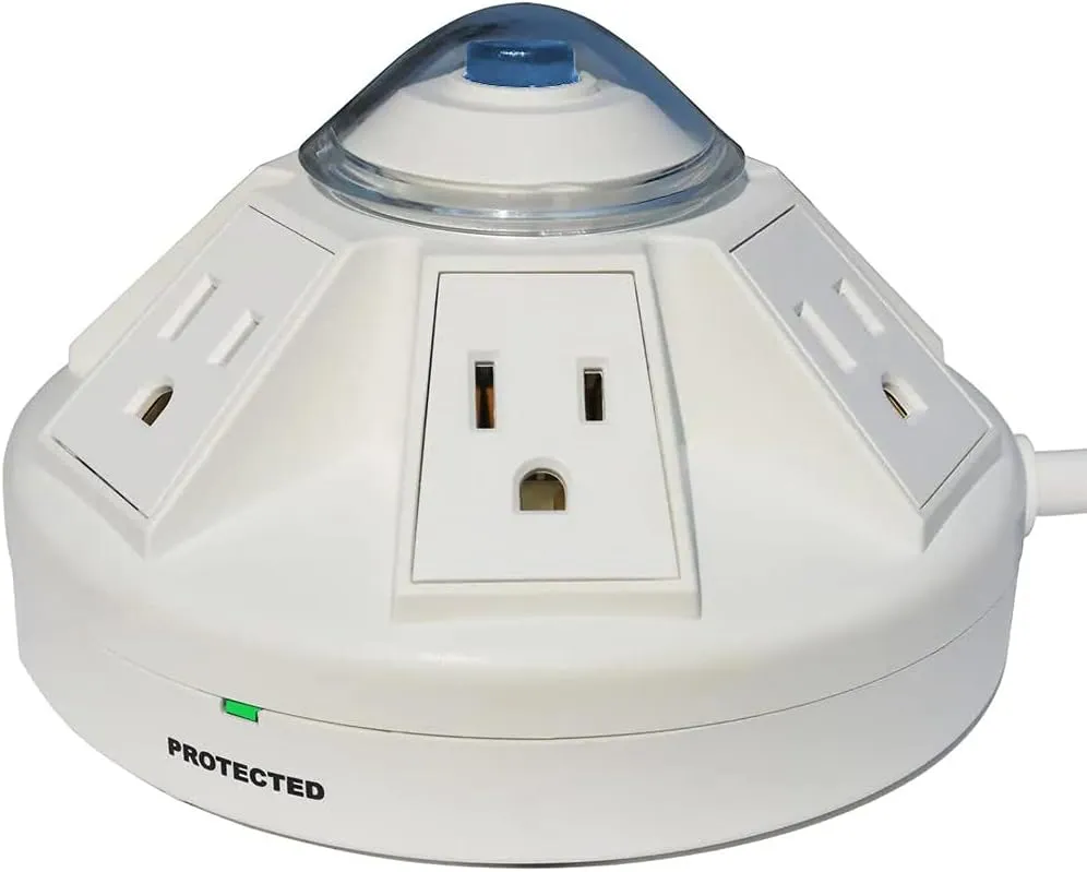 E900H131-P2 8-Feet Cord Surge Protector, White
