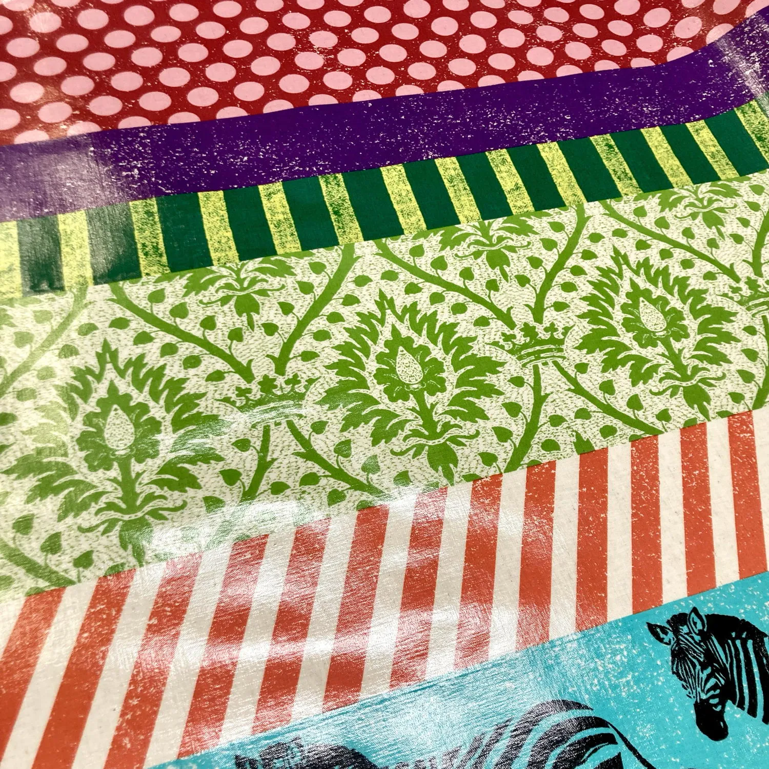 Echino Decoro collection by Etsuko Furuya for Kokka - Zebra