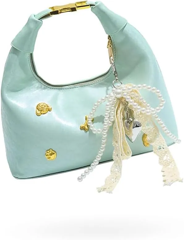 Elegant French Styles Handbag For Women Shoulder Korean Style Fashionable Shoulder Messenger PU Leather Armpit Purse