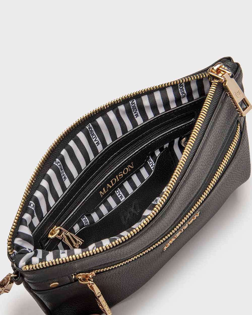 Eliza Large Zip Pouch With Wrist Strap
