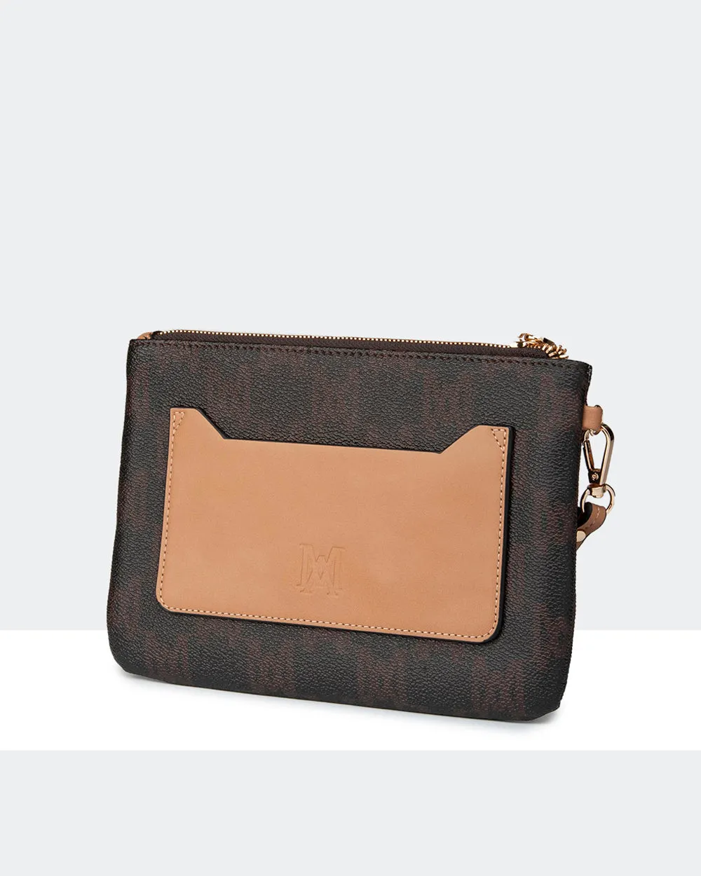 Eliza Large Zip Pouch With Wrist Strap