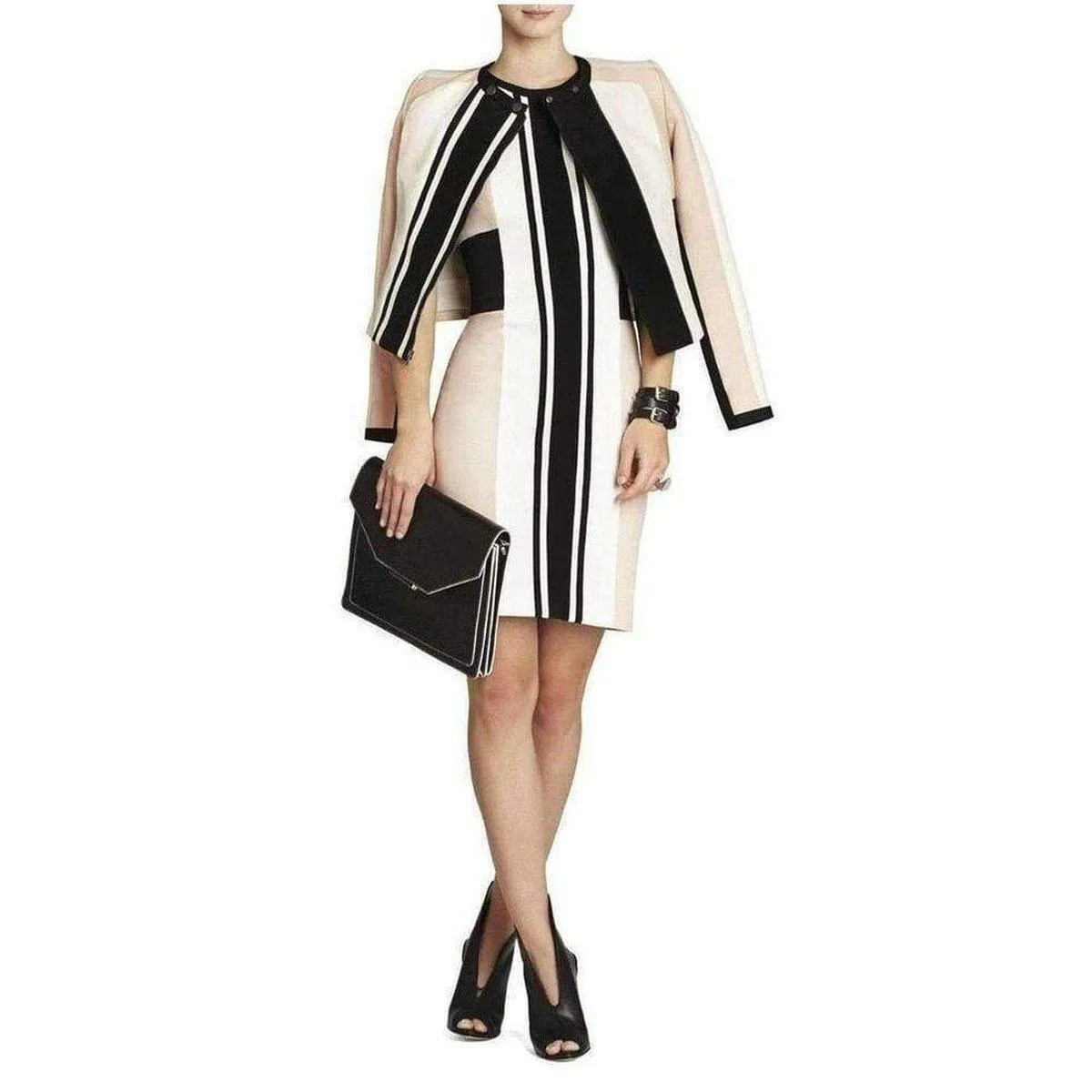Eloise Color-Blocked Sheath Dress