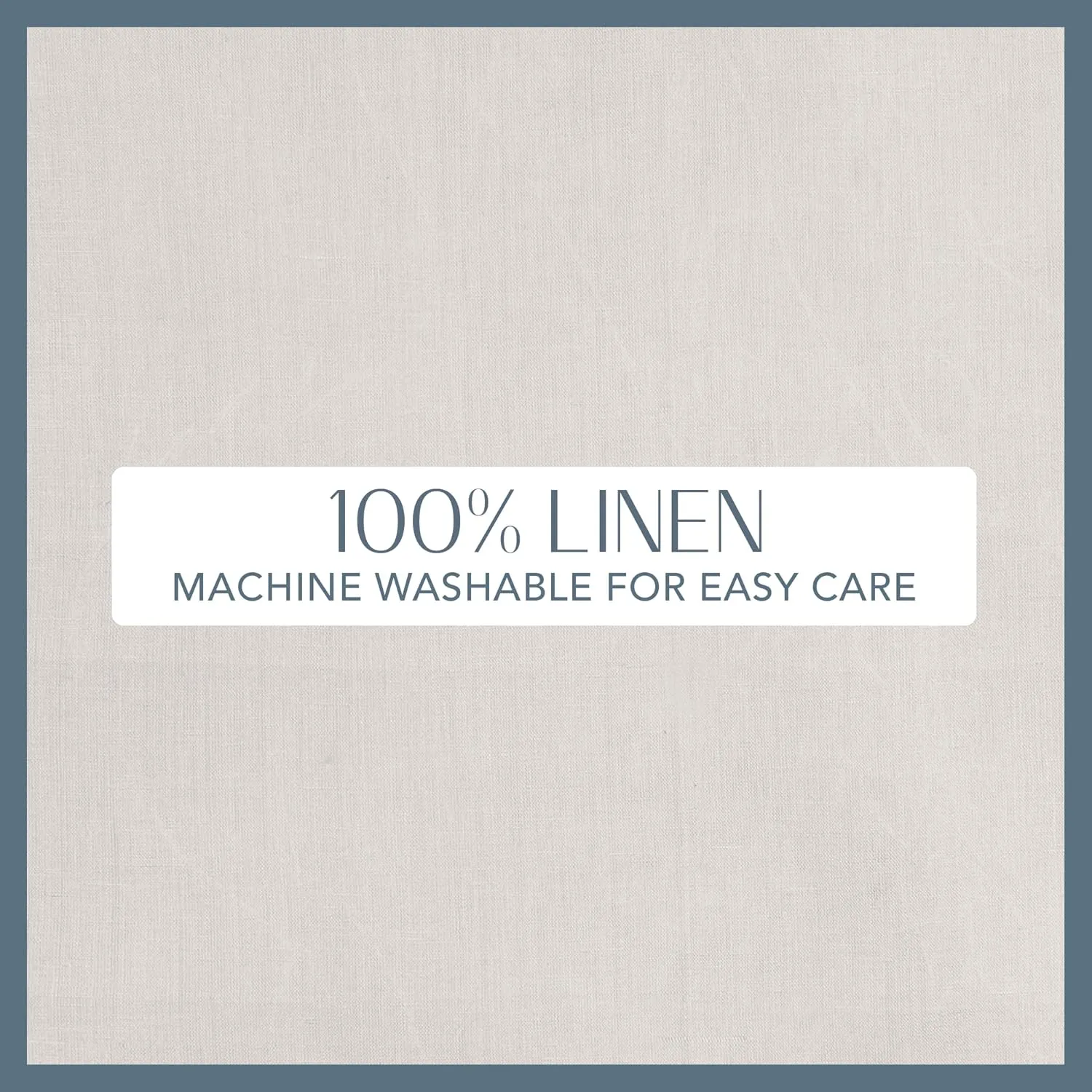 Elrene Home Fashions Villeroy & Boch La Classica Luxury Linen Fabric Napkin (Set of 4), 21"x21", Dove Gray