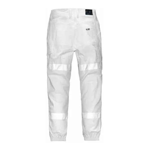 ELWD Mens Reflective Cuffed Work Pants