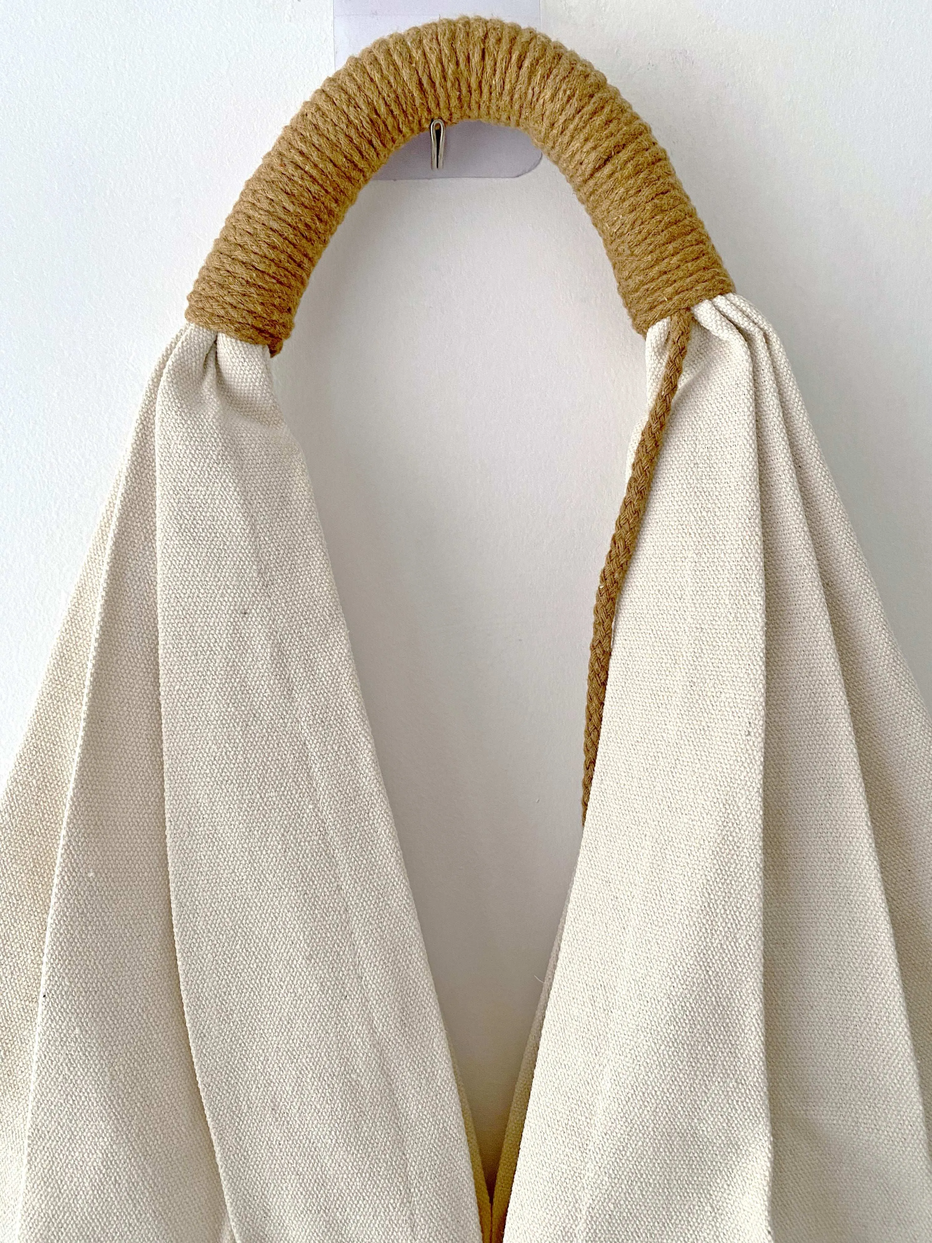 Embroidered Canvas Shoulder Bag