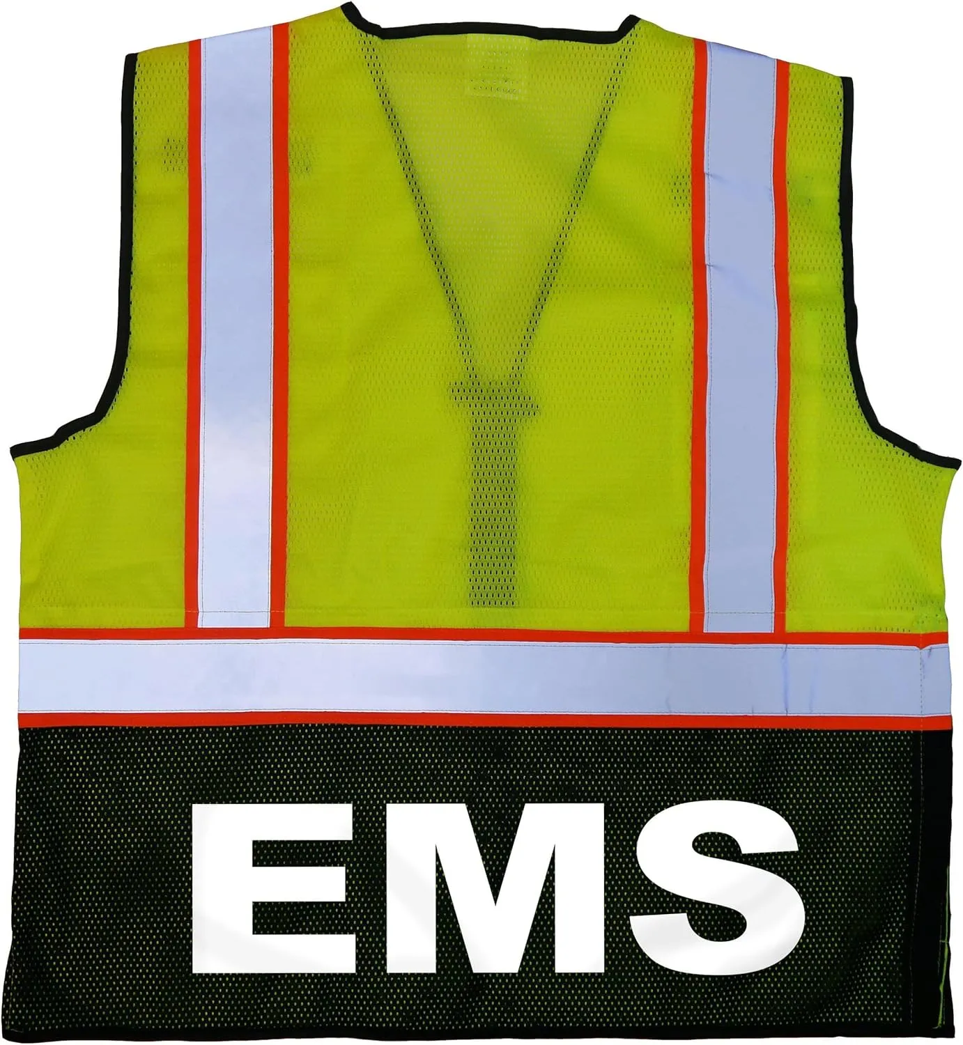 EMS Survivor Safety Vest, Type R Class 2, Reflective logos with Jumbo back pocket.