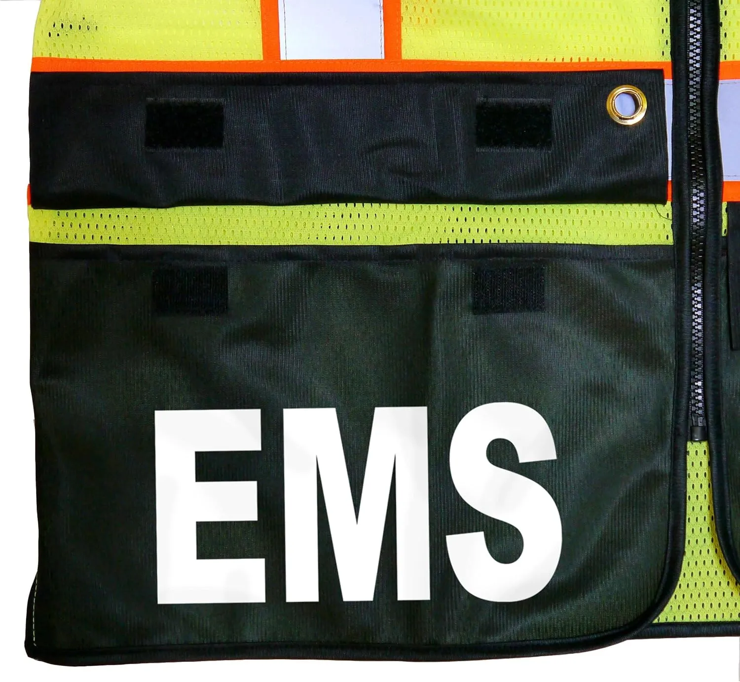 EMS Survivor Safety Vest, Type R Class 2, Reflective logos with Jumbo back pocket.
