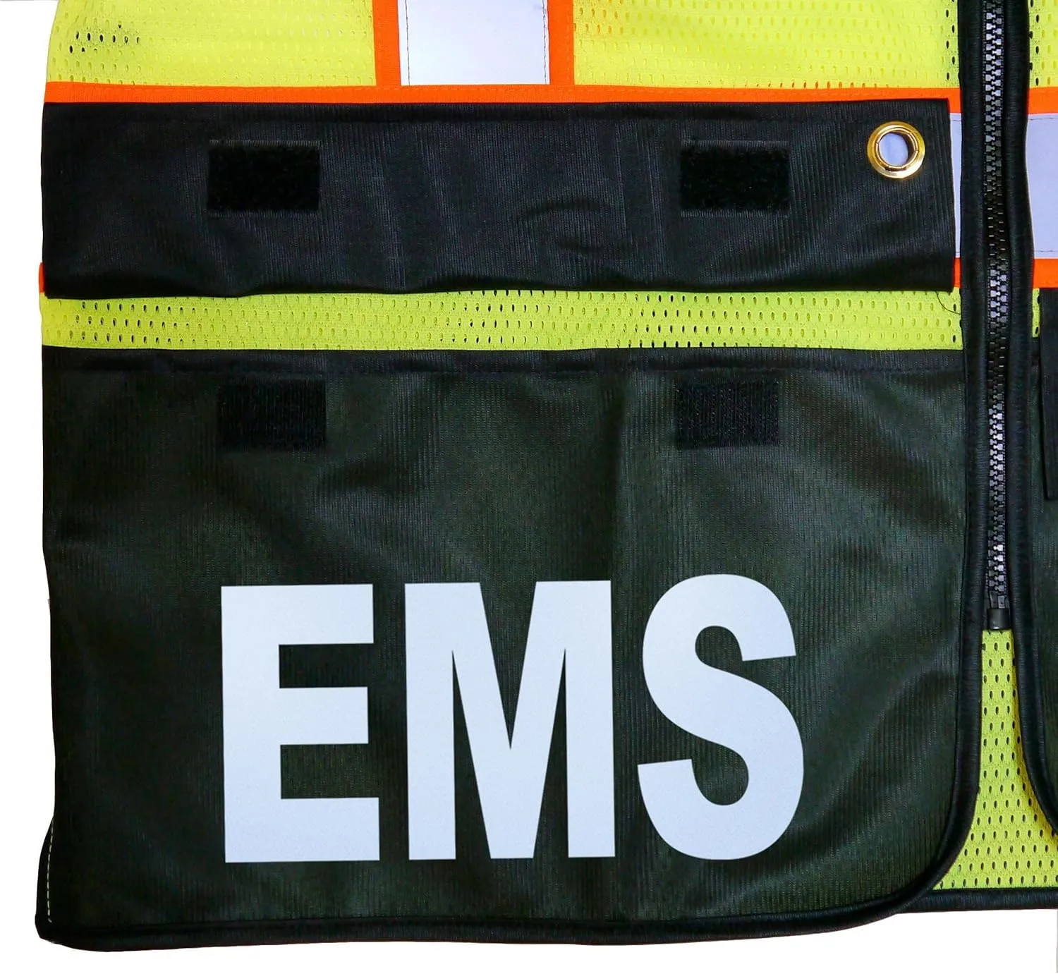 EMS Survivor Safety Vest, Type R Class 2, Reflective logos with Jumbo back pocket.