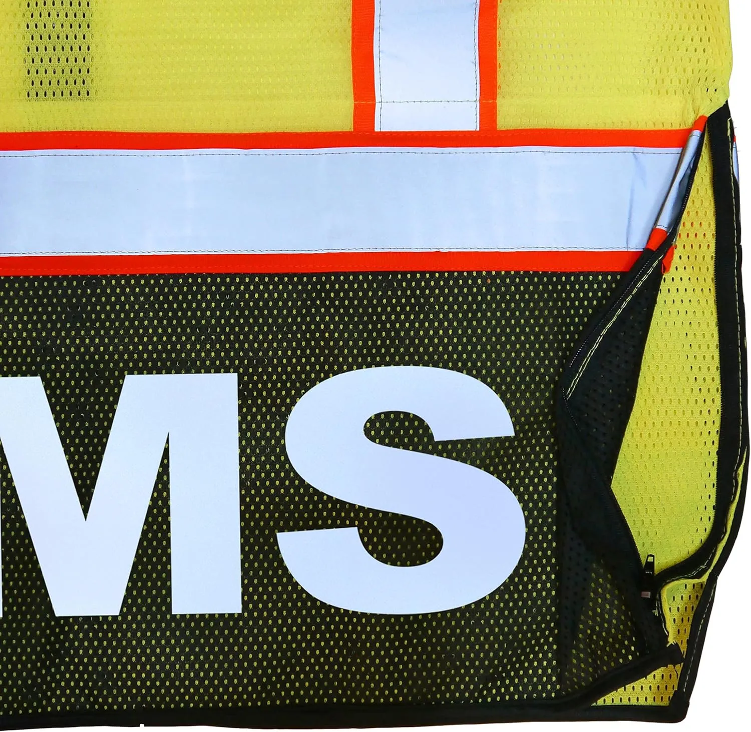 EMS Survivor Safety Vest, Type R Class 2, Reflective logos with Jumbo back pocket.