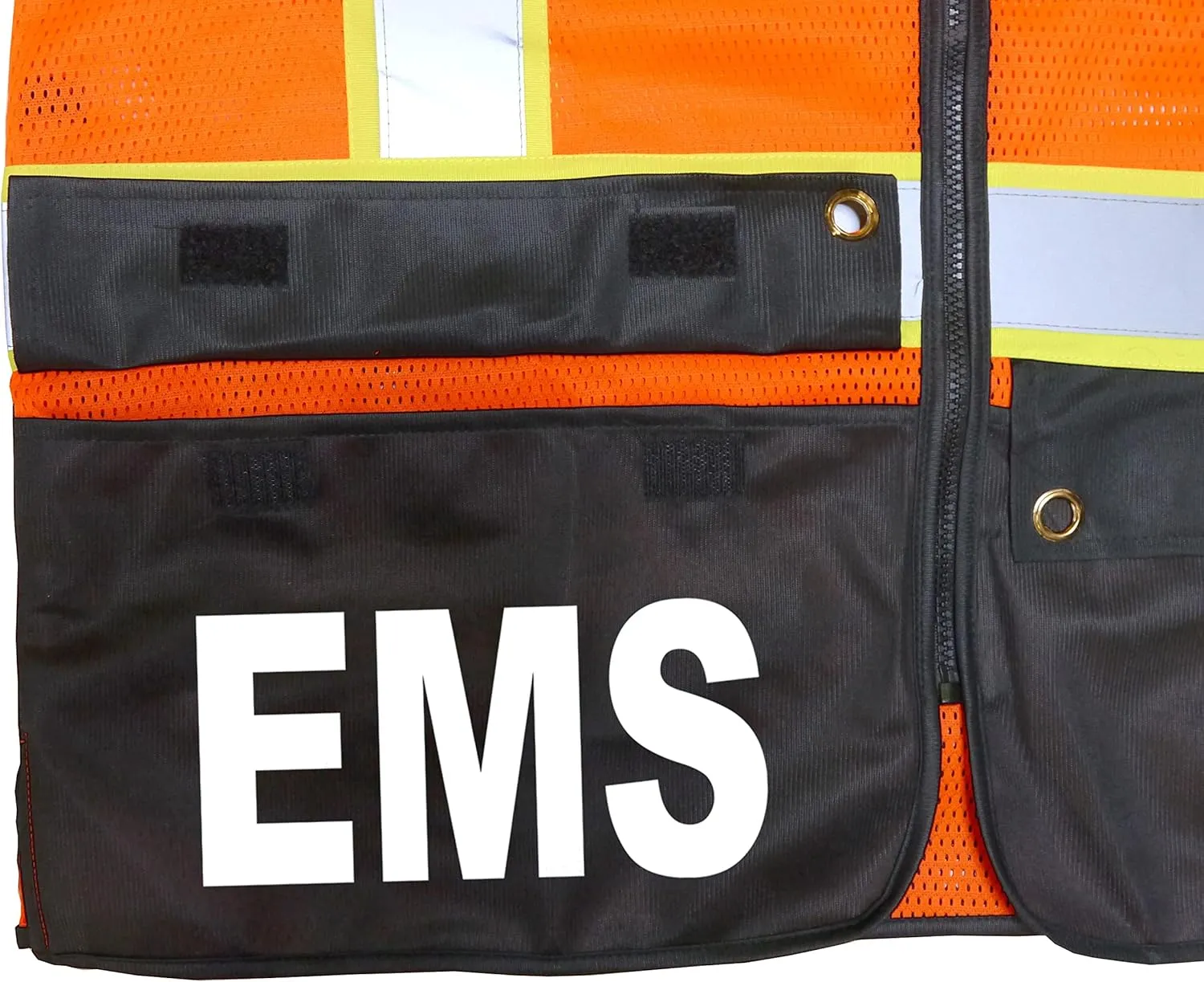 EMS Survivor Safety Vest, Type R Class 2, Reflective logos with Jumbo back pocket.