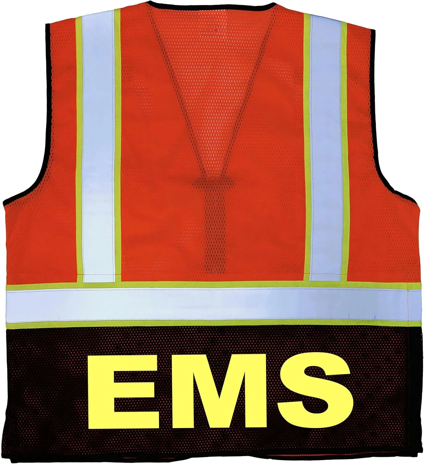 EMS Survivor Safety Vest, Type R Class 2, Reflective logos with Jumbo back pocket.