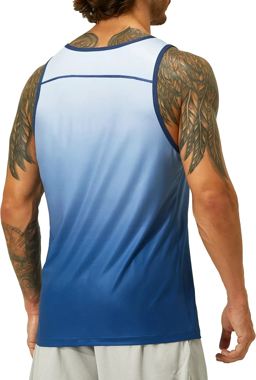 EZRUN Men's Quick Dry Sport Tank Top for Bodybuilding Gym Athletic Jogging Running,Fitness Training Workout Sleeveless Shirts