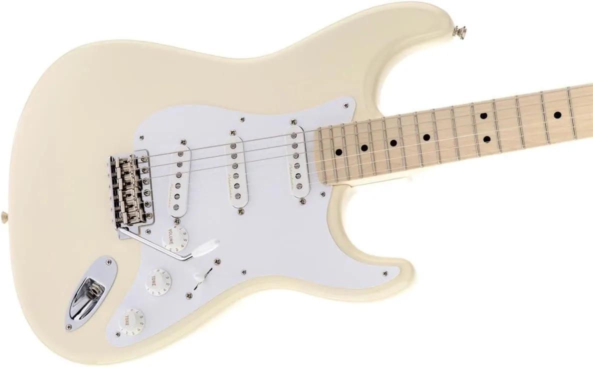 Fender Eric Clapton Stratocaster Electric Guitar, Maple Fingerboard - Olympic White