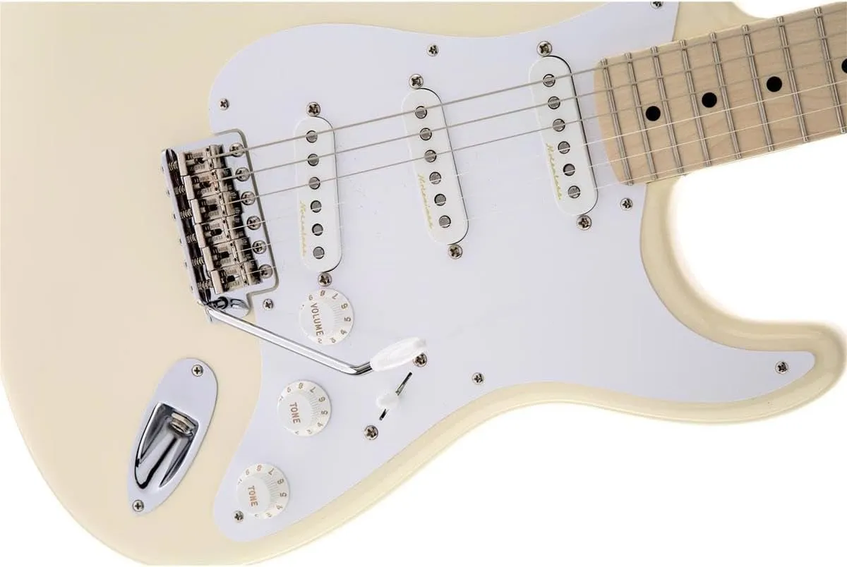 Fender Eric Clapton Stratocaster Electric Guitar, Maple Fingerboard - Olympic White