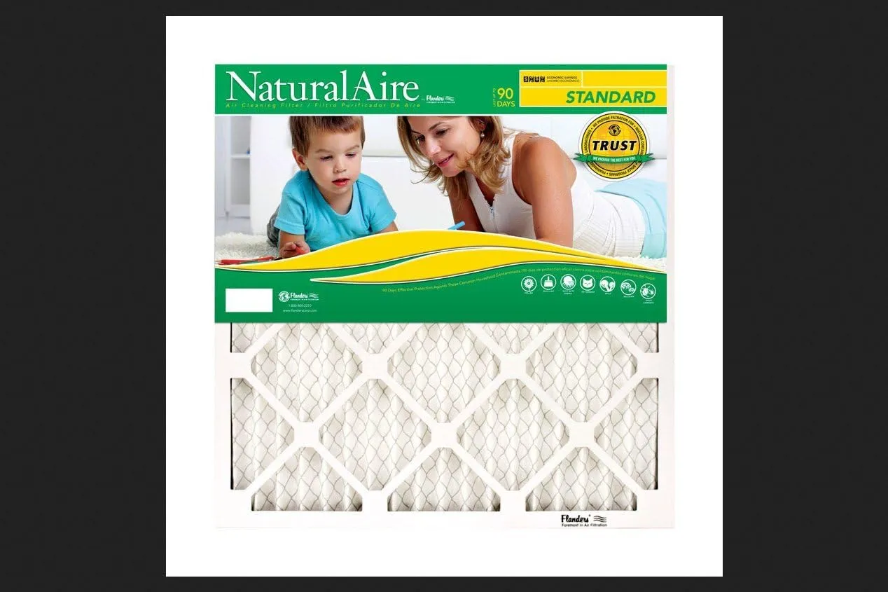 Flanders PrecisionAire 84858.011620 16 by 20 by 1 NaturalAire Standard Pleat Air Filter