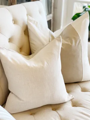 Flax Linen Pillow Cover