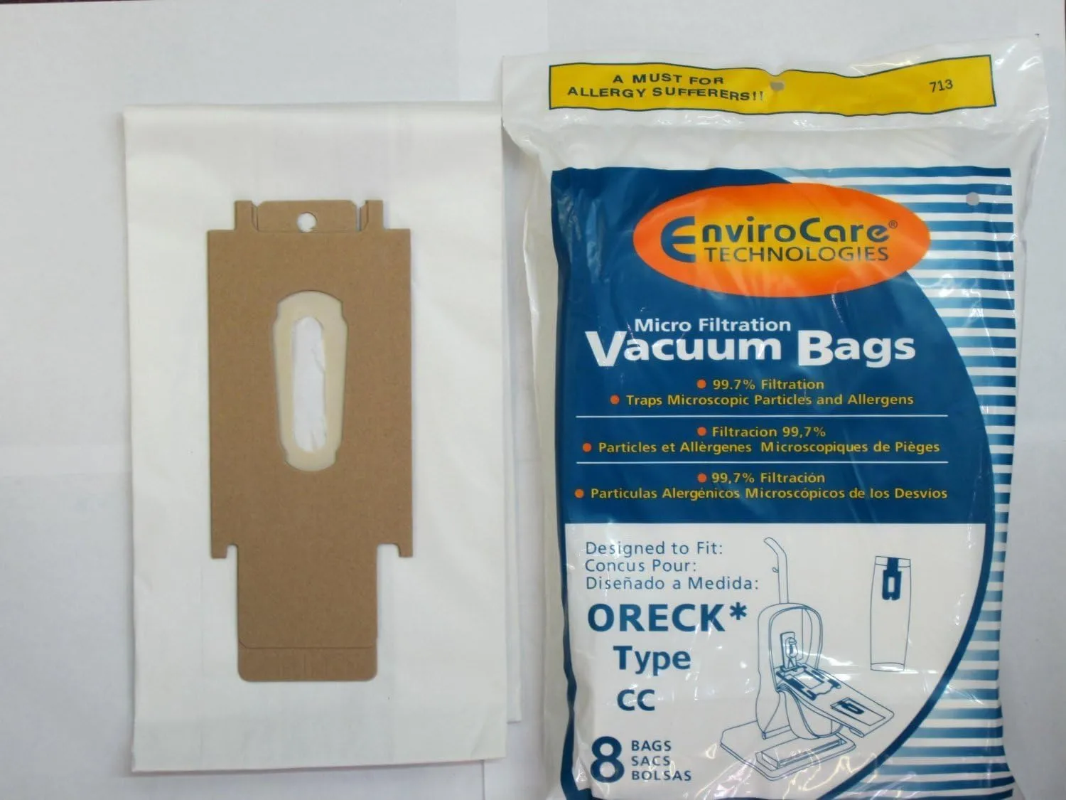 For ORECK vacuum ALL XL & TYPE CC (24 BAGS   3 BELTS)
