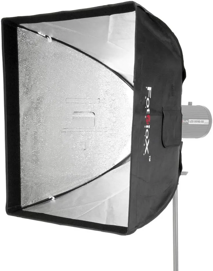 Fotodiox Pro Softbox, 24"x24" (24x24 in) with Speedring, for Speedotron Black Line 202VF, 206VF, 102, 103, 105, Brown line MW3R, MW3U, MW3UQ, M90, M90Q, M11 Strobe Flash Light, Soft Box, Speed Ring
