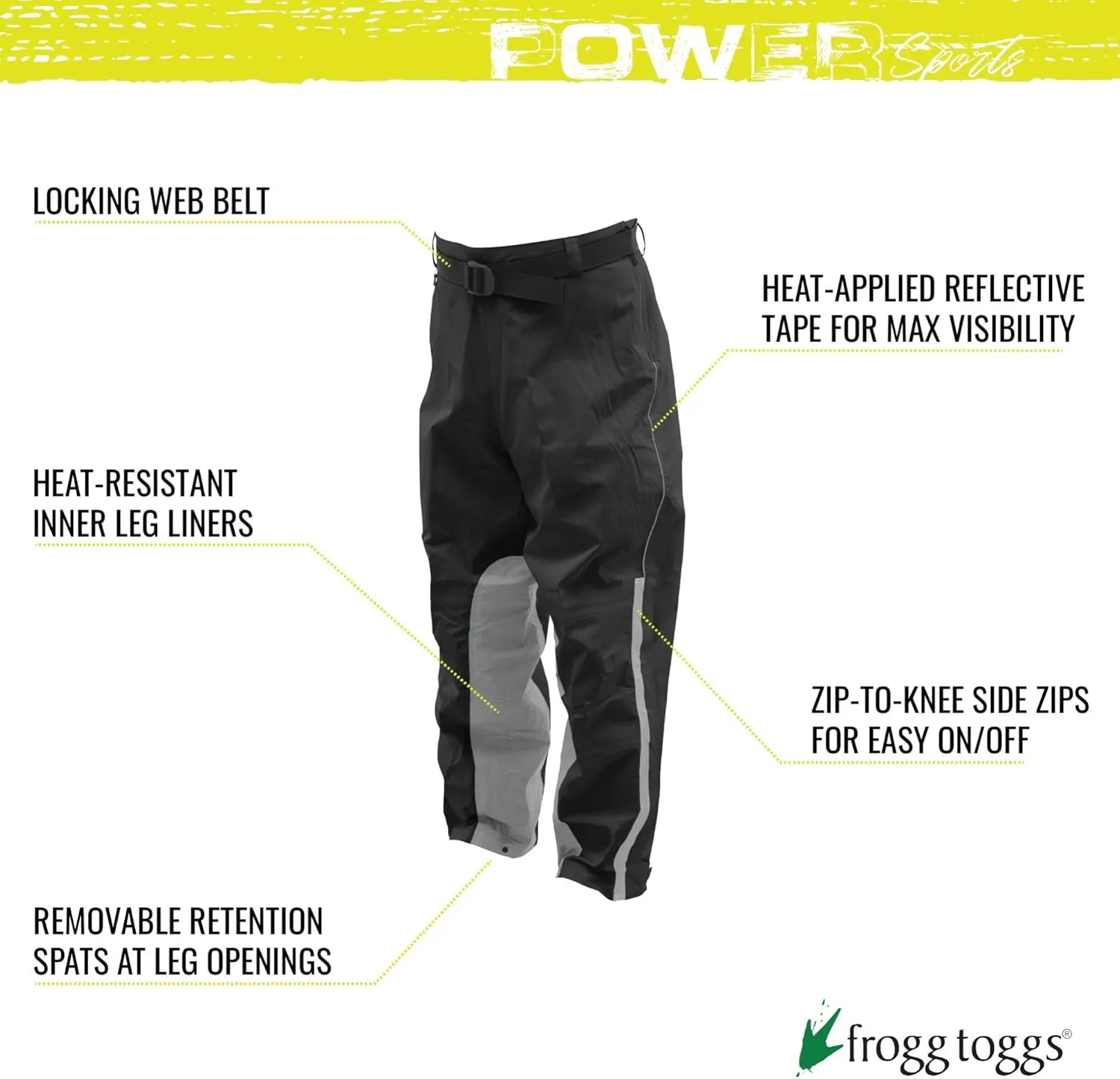 Frogg Toggs Men's Toadskinz Reflective Pant