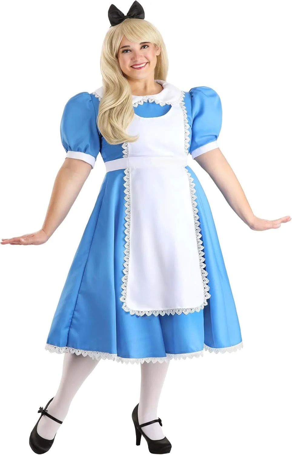 Fun Costumes Women's Supreme Costume Alice in Wonderland Dress, Blue, X-Small