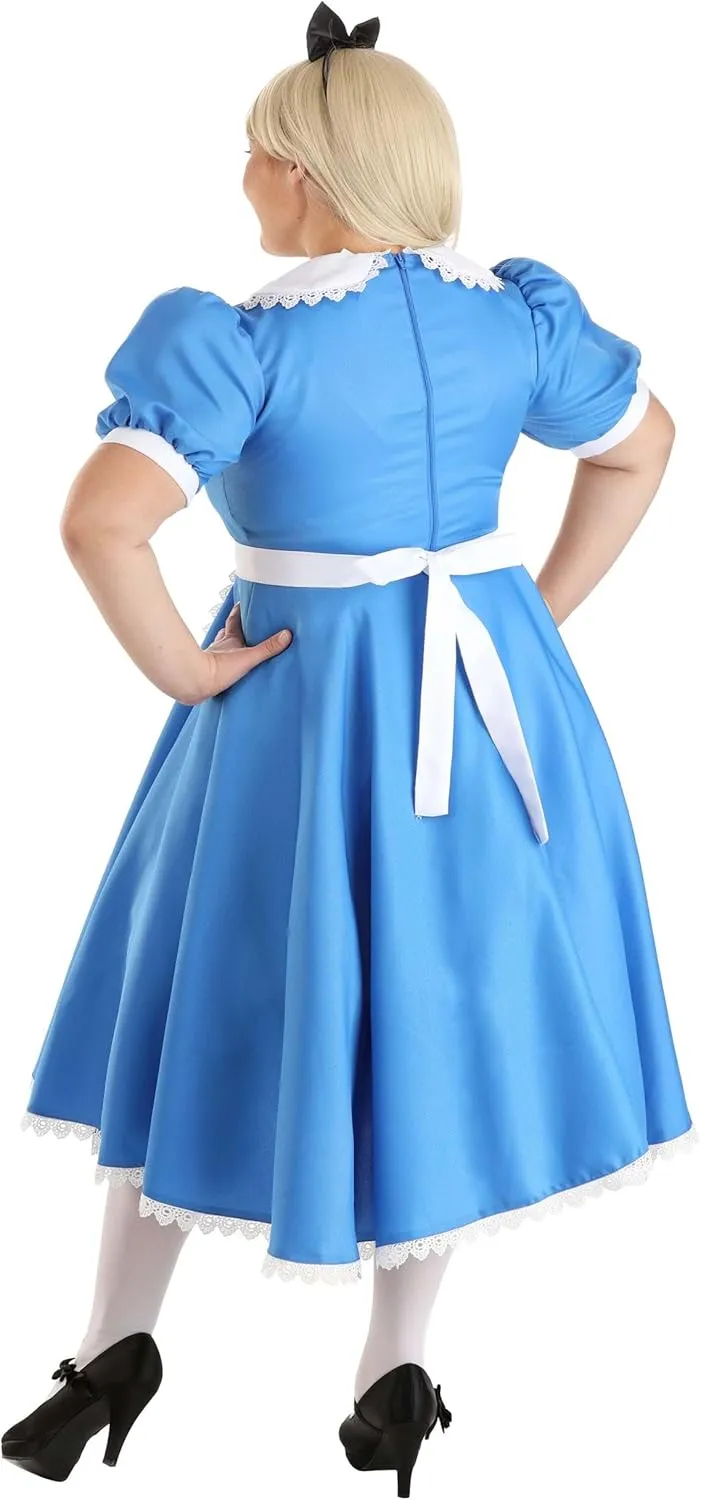 Fun Costumes Women's Supreme Costume Alice in Wonderland Dress, Blue, X-Small