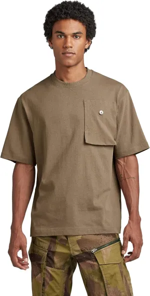 G-STAR RAW Men's Boxy Chest Pocket Short Sleeve T-Shirt