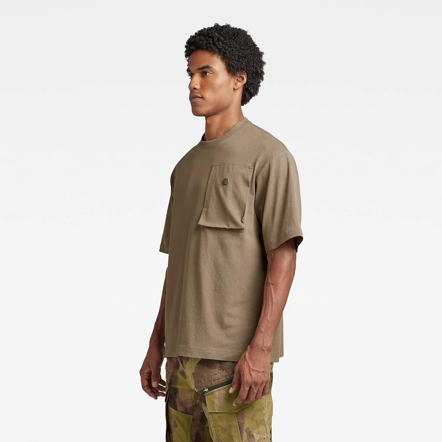 G-STAR RAW Men's Boxy Chest Pocket Short Sleeve T-Shirt