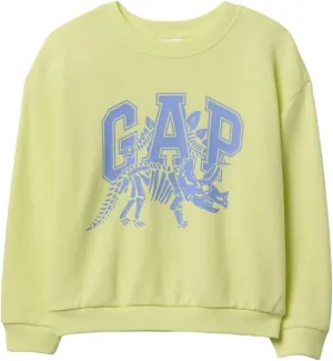 GAP Baby Boys' Oversized Logo Crew