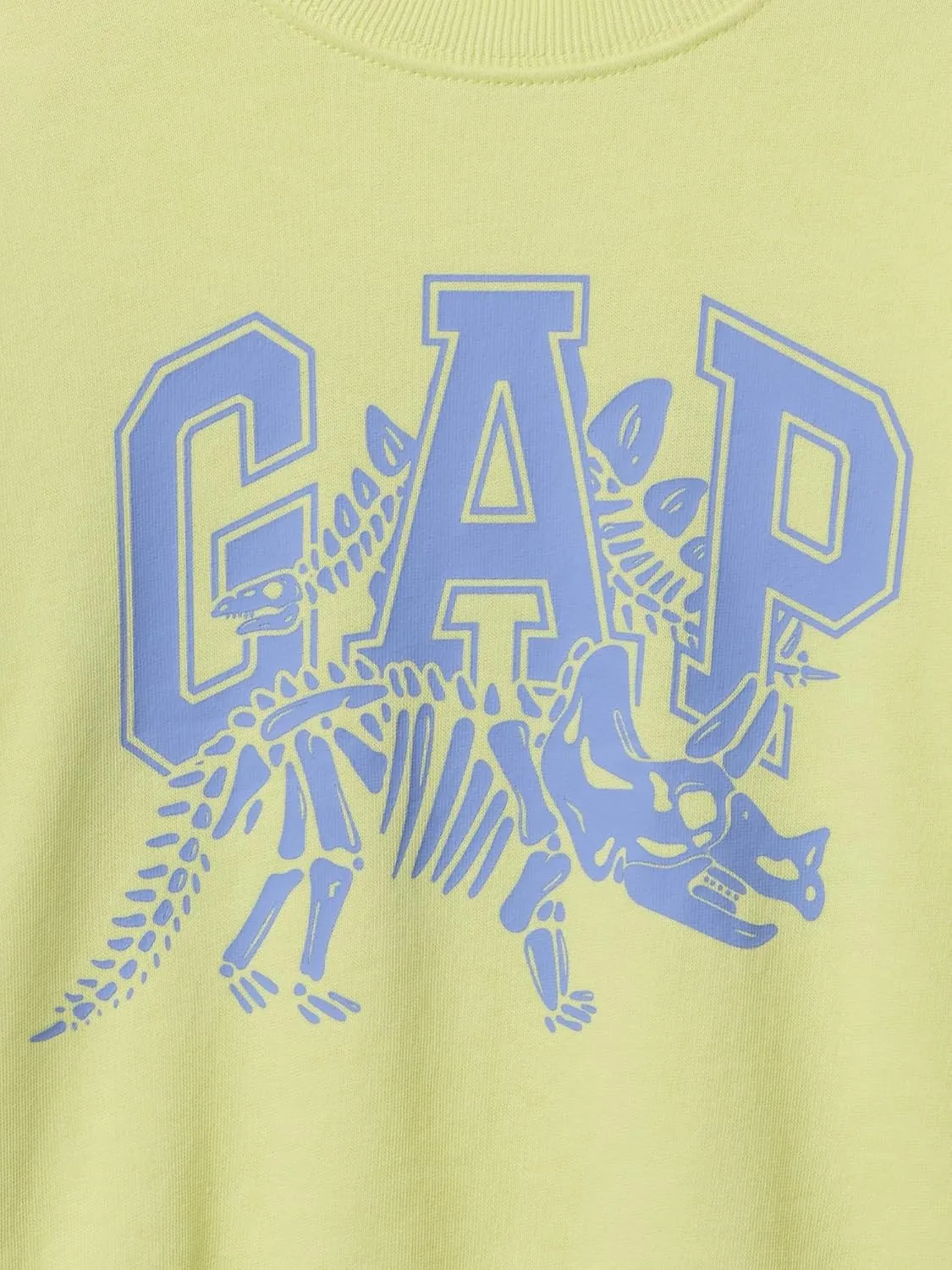 GAP Baby Boys' Oversized Logo Crew