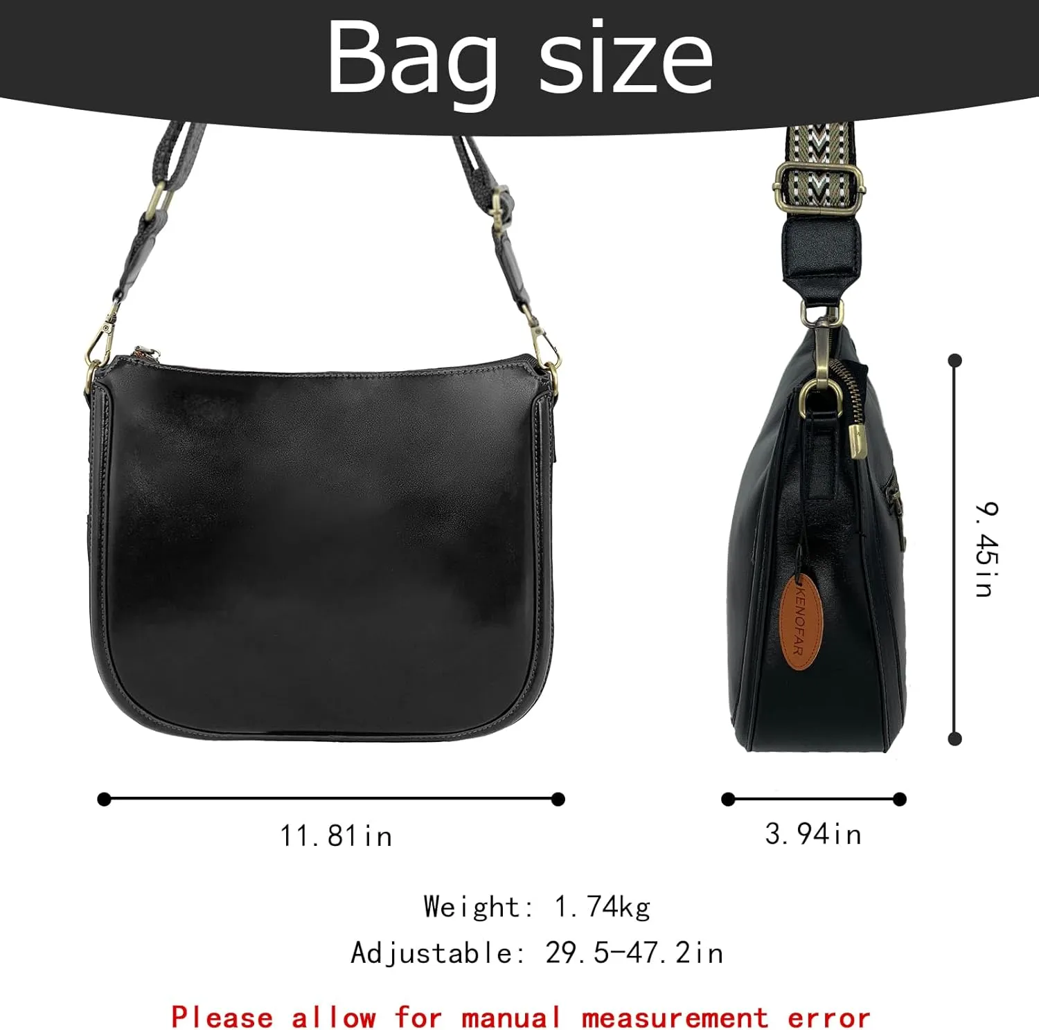 Genuine Leather Small Tote Bag for Women,Casual Leather Armpit and Spacious Crescent Bag in daily