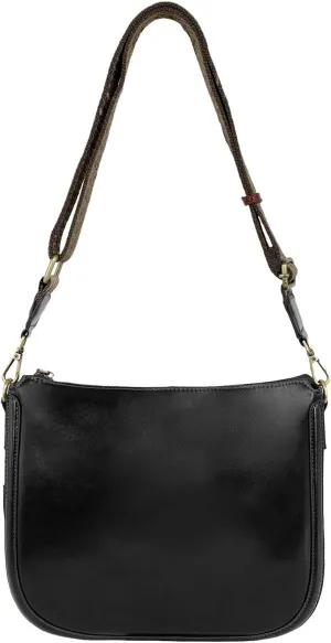 Genuine Leather Small Tote Bag for Women,Casual Leather Armpit and Spacious Crescent Bag in daily