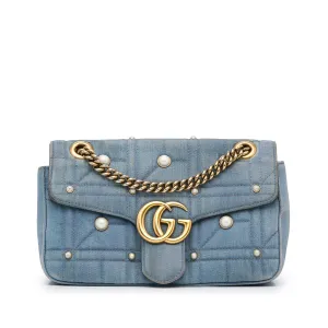 GG Crossbody Quick resolution Pearl Studded Marmont Urgent clearance (SHG-lB59yk) Gucci Matelasse